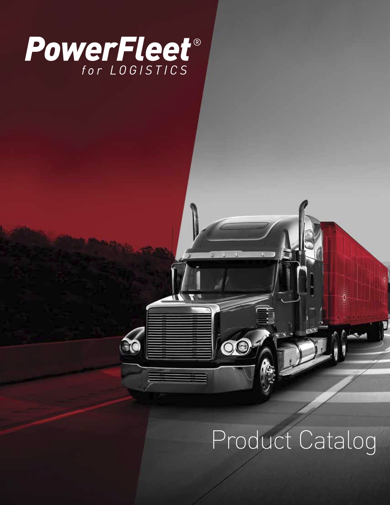 PowerFleet for Logistics catalog cover, Q1 2020